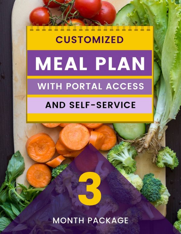 Customized Meal Plan with Portal Access and Self-Service (Quarterly)