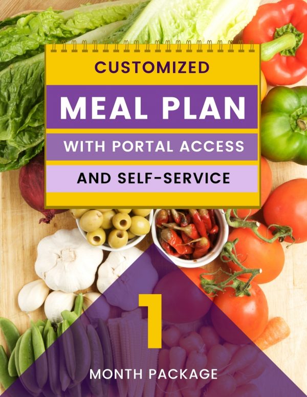 Customized Meal Plan with Portal Access and Self-Service (Monthly)